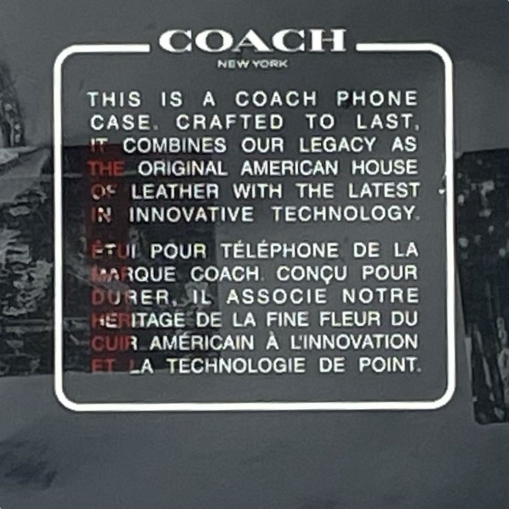 Coach Signature C  Protective Case for Magsafe For iPhone 15 Pro Max Clear NIB - Picture 6 of 7